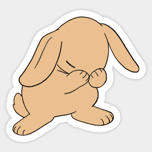 Embarrassed Bun Sticker